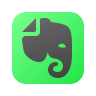 Evernote logo for note-taking and productivity