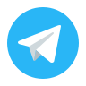 Telegram logo for secure cloud messaging app
